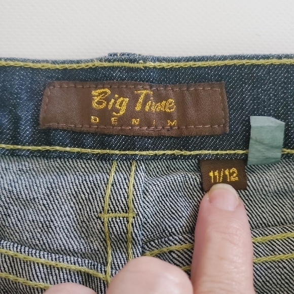 7197 * Big Time Denim Skinny Jeans Size 11/12 - Picture 3 of 11